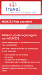 Mobile Screenshot of mijn.333travel.nl